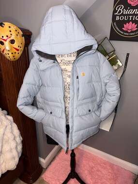 Carhartt Women's Montana Relaxed Fit Insulated Sherpa-Lined Puffer Jacket in Nep